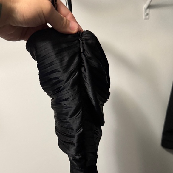 A.L.C. Black Pleated Maxi Dress - Picture 3 of 6